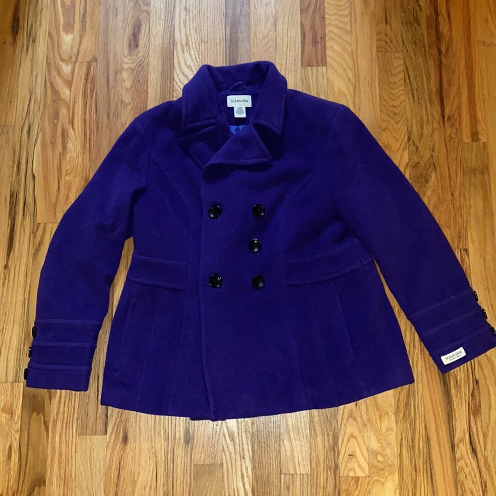 St John's Bay Purple Peacoat